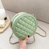 ミント１ | キルティング チェーンベルト サークルショルダーバッグ | ad thie