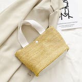 配色エコレザー ペーパー素材ミニバッグ | ad thie | 詳細画像2 