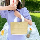 配色エコレザー ペーパー素材ミニバッグ | ad thie | 詳細画像6 