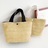 配色エコレザー ペーパー素材ミニバッグ | ad thie | 詳細画像7 