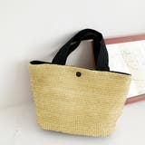 ブラック1 | 配色エコレザー ペーパー素材ミニバッグ | ad thie