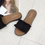 スウェードフリルフラットサンダル | ad thie | 詳細画像14 