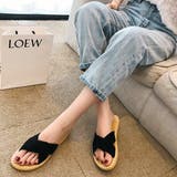 クロスベルト フラット サンダル | ad thie | 詳細画像9 