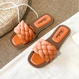 編み込み キルティング風 フラットサンダル  | ad thie | 詳細画像6 