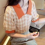 パフスリーブ クレリックブラウス | ad thie | 詳細画像9 