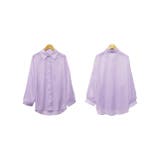 ロング丈ボリュームスリーブ シアーシャツ | ad thie | 詳細画像17