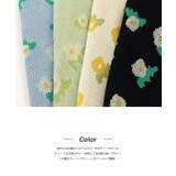 ショート丈 花柄サマーニット | ad thie | 詳細画像10