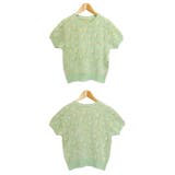 ショート丈 花柄サマーニット | ad thie | 詳細画像15