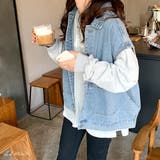 ビックシルエットポケットデニムベスト | ad thie | 詳細画像1 