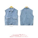 ビックシルエットポケットデニムベスト | ad thie | 詳細画像19 