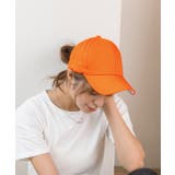 オレンジ | 7colors無地シンプルコットンキャップ | ad thie