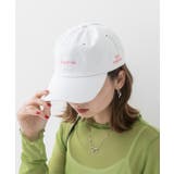 オフホワイト | コットン100% 刺繍ロゴキャップ カラフル | ad thie