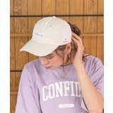 アイボリー | コットン100% 刺繍ロゴキャップ カラフル | ad thie