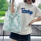 タイダイ柄 キャンバス ジップ好きトートバッグ | ad thie | 詳細画像14 