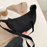 ブラック | ミニマルナイロンクロスボディバック | ad thie