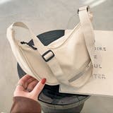 アイボリー | ミニマルナイロンクロスボディバック | ad thie