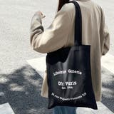 ブラック | 12colors キャンバスロゴトート | ad thie