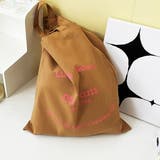 キャメル | 12colors キャンバスロゴトート | ad thie