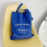 ブルー | 12colors キャンバスロゴトート | ad thie