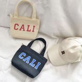 ロゴ ファスナー付き キャンバスミニバッグ | ad thie | 詳細画像8 