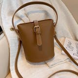 キャメル | バケツ ショルダー 2way ハンド バッグ  | ad thie