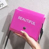 ピンク | アジャストショルダー ミニクリアバッグ | ad thie