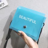 ライトブルー | アジャストショルダー ミニクリアバッグ | ad thie