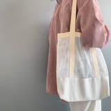 メッシュキャンバスA4サイズマルチトートBAG | ad thie | 詳細画像3