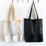 メッシュキャンバスA4サイズマルチトートBAG | ad thie | 詳細画像7