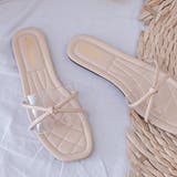 クロスインステップバンド クロスリボンサンダル | ad thie | 詳細画像10