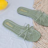 クロスインステップバンド クロスリボンサンダル | ad thie | 詳細画像14