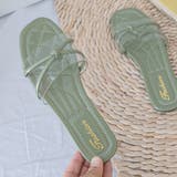 クロスインステップバンド クロスリボンサンダル | ad thie | 詳細画像15