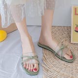 クロスインステップバンド クロスリボンサンダル | ad thie | 詳細画像16