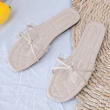 クロスインステップバンド クロスリボンサンダル | ad thie | 詳細画像2