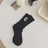 ワンポイント・刺繍ロゴ カラーソックス | ad thie | 詳細画像11 