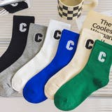 ワンポイント・刺繍ロゴ カラーソックス | ad thie | 詳細画像12 