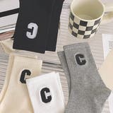 ワンポイント・刺繍ロゴ カラーソックス | ad thie | 詳細画像8 