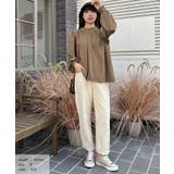 ボリュームスリーブギャザーネックブラウス | ad thie | 詳細画像12 