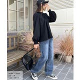 ボリュームスリーブギャザーネックブラウス | ad thie | 詳細画像16 