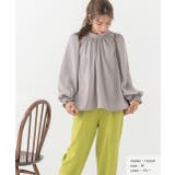 ボリュームスリーブギャザーネックブラウス | ad thie | 詳細画像22 
