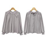 ボリュームスリーブギャザーネックブラウス | ad thie | 詳細画像29 