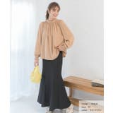 ボリュームスリーブギャザーネックブラウス | ad thie | 詳細画像7 