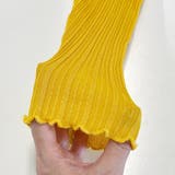 フリルメローランダムリブカーディガン | ad thie | 詳細画像17 