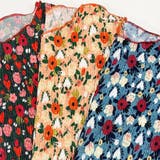 花柄  メローカット シャーリングトップス | ad thie | 詳細画像12 