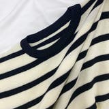 フレアスリーブ ボーダーニット | ad thie | 詳細画像17 