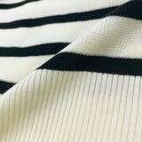 フレアスリーブ ボーダーニット | ad thie | 詳細画像18 