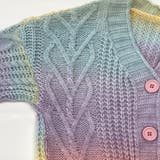 グラデーションカラー ニットカーディガン | ad thie | 詳細画像10