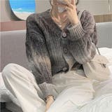 グラデーションカラー ニットカーディガン | ad thie | 詳細画像5