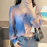 グラデーションカラー ニットカーディガン | ad thie | 詳細画像7