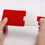 レッド | ミラ－＆ケース付き コンパクトミラーSET | ad thie